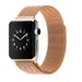 Curea iUni compatibila cu Apple Watch 1/2/3/4/5/6/7, 38mm, Milanese Loop, Otel Inoxidabil, Gold